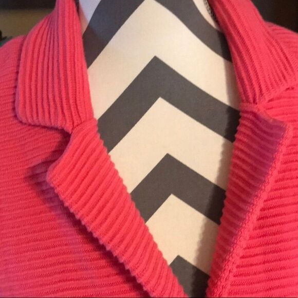 Belford LARGE Pink Ribbed Cotton Jacket EUC - Picture 5 of 8